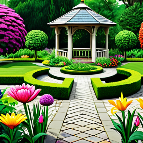 앤 플라워 미스테리 - **Prompt:** "A detailed illustration of symbolic flowers, each representing different emotions and i...